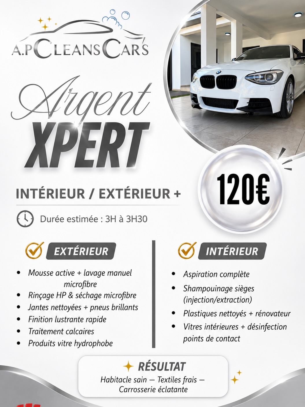 Fiche illustrée de la prestation Argent Xpert